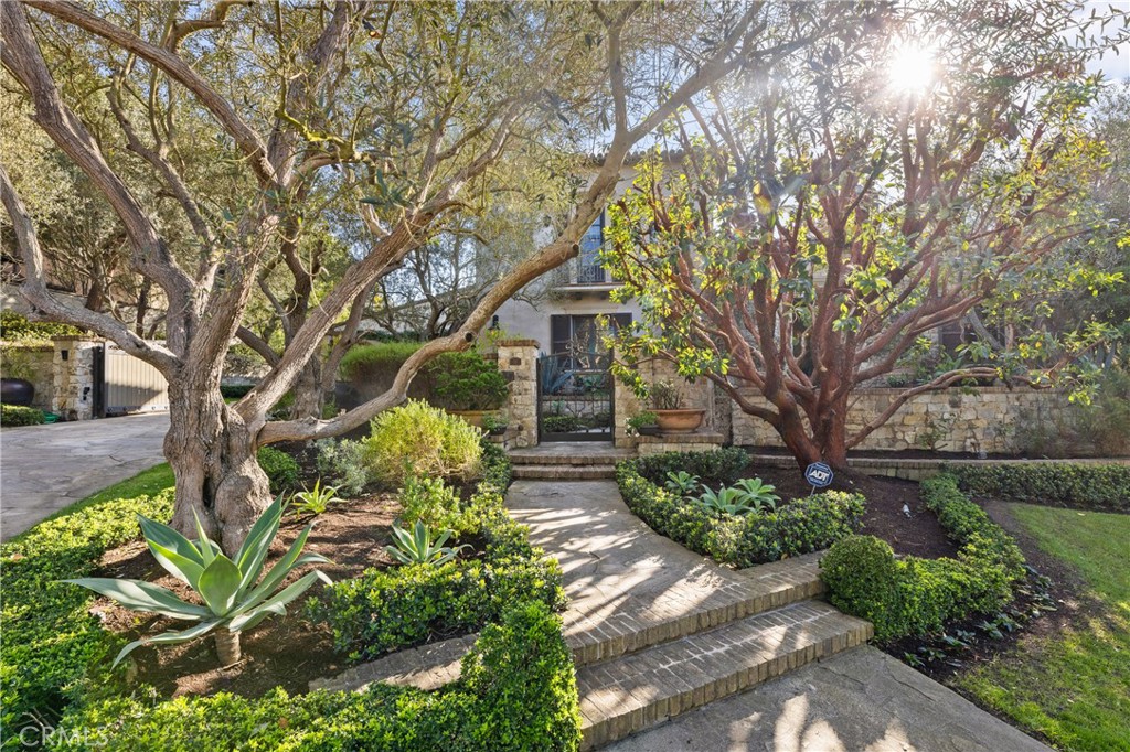 16 Shore Walk Newport Coast, CA 92657 - Photo 2 of 75 a front view of a house with a yard