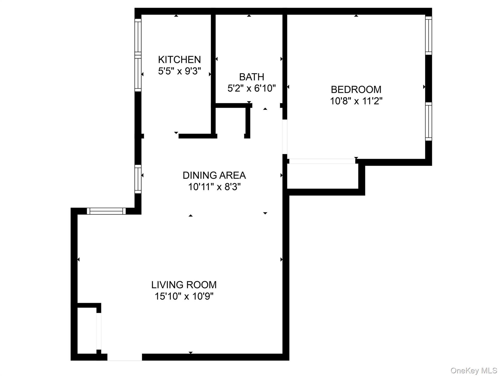 1423 31st Avenue, Unit 4E Queens, NY 11106 - Photo 23 of 23 View of floor plan / room layout