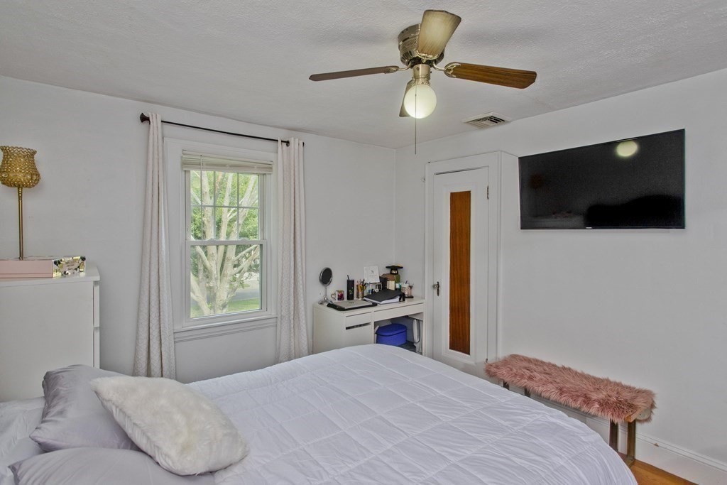 94 Gillette Avenue Springfield, MA 01118 - Photo 20 of 31 a bedroom with a large bed and a flat screen tv
