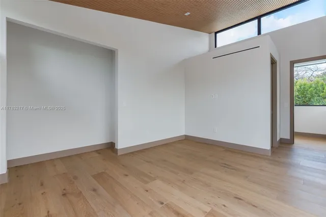 a view of an empty room