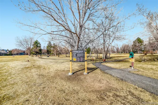 a view of a house with a park