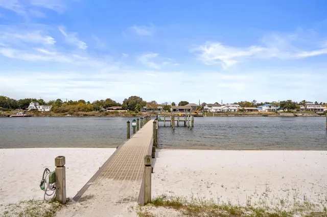 a view of a lake next to a lake