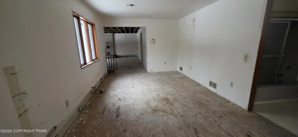 wooden floor in an empty room