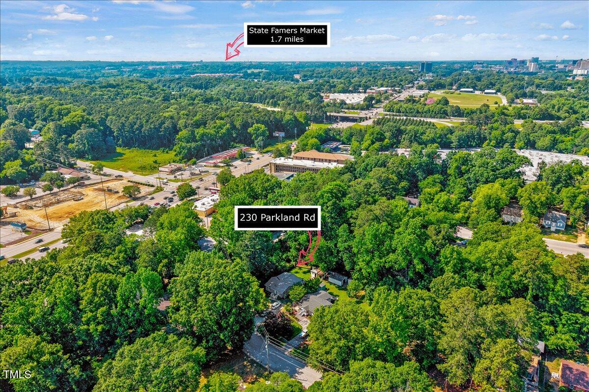 230 Parkland Road Raleigh, NC 27603 - Photo 15 of 18 Aerial View