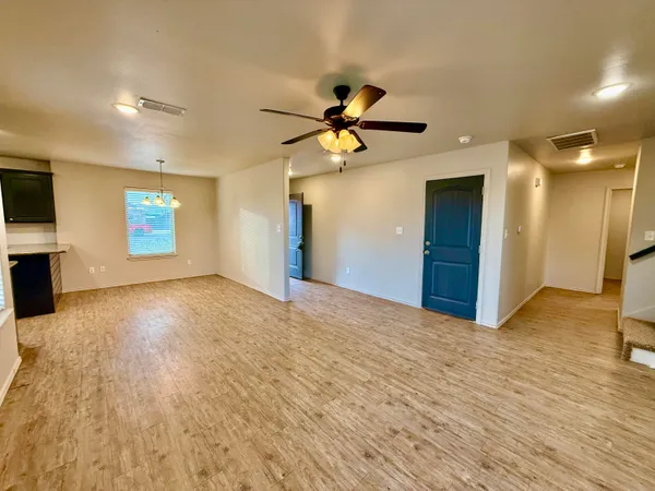 a view of a livingroom with a fireplace