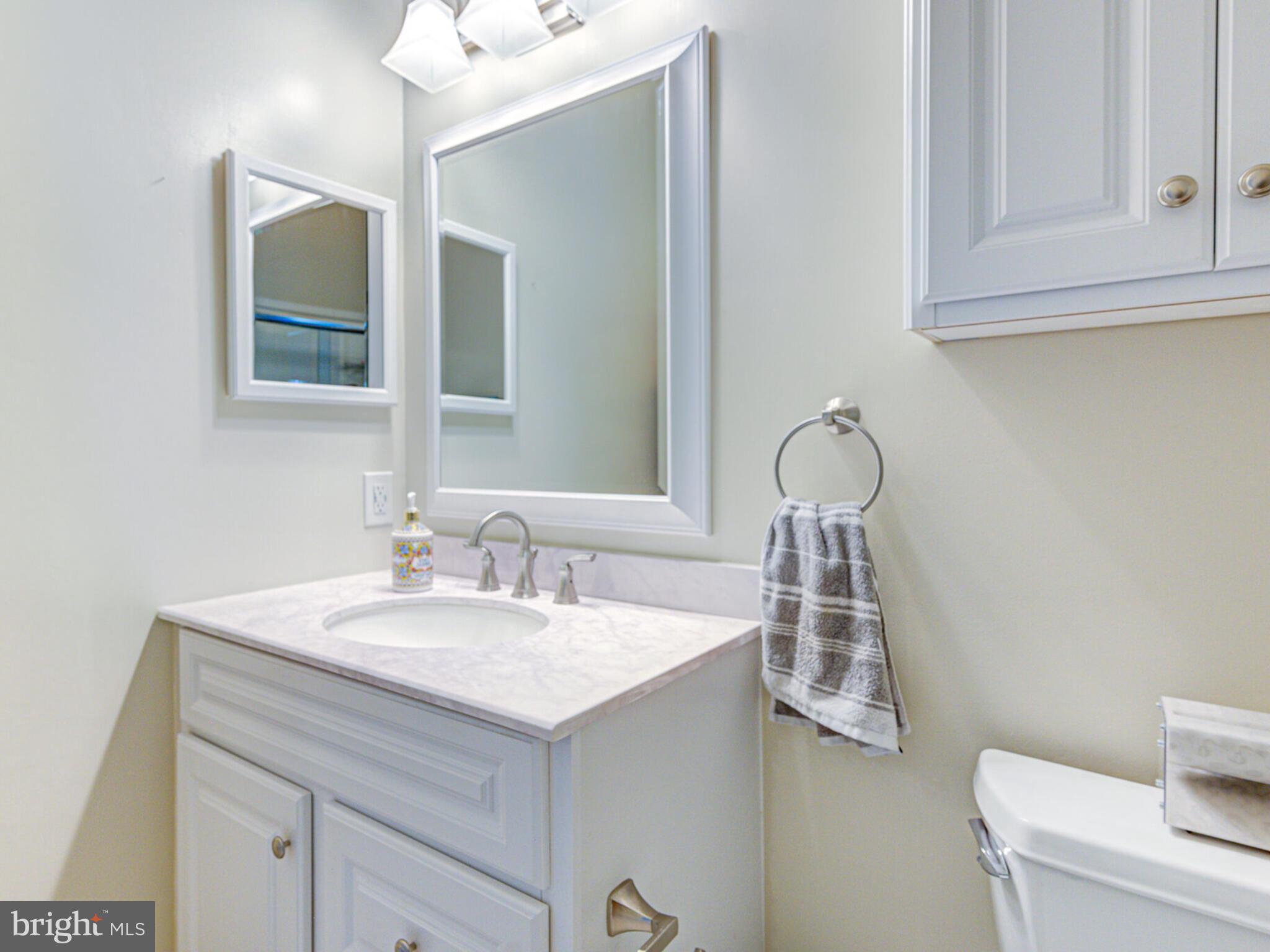1720 Lake Shore Crest Drive, Unit 35 Reston, VA 20190 - Photo 28 of 41 a bathroom with a sink and a mirror