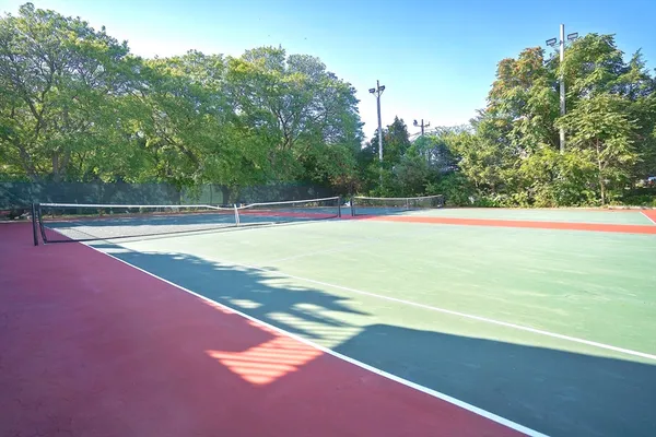 a view of a tennis court