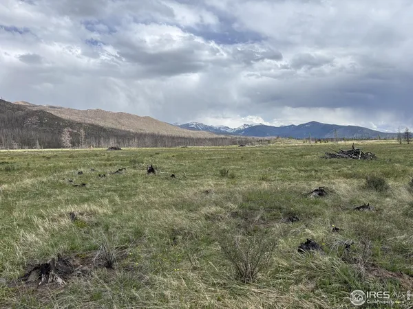 a view of an outdoor space and mountain view