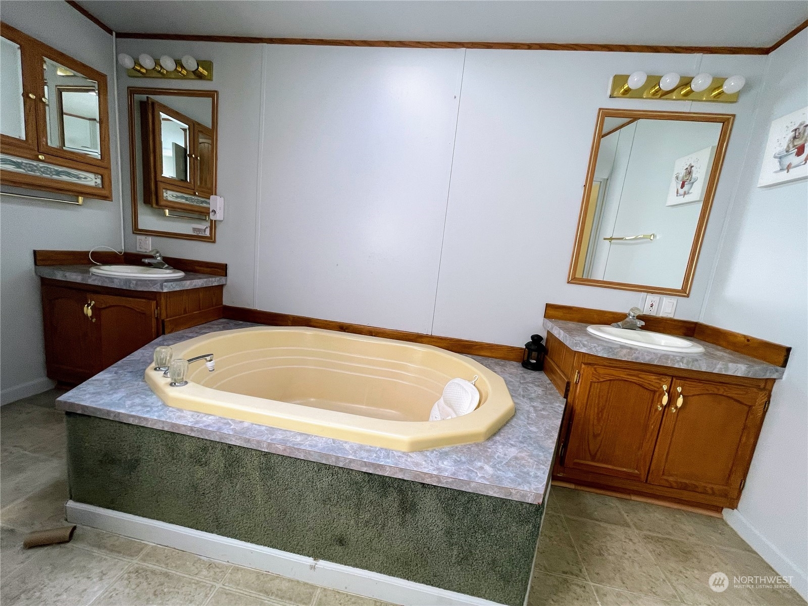 17902 Michelles Lane Southwest Rochester, WA 98579 - Photo 12 of 25 a bathroom with a sink and a mirror