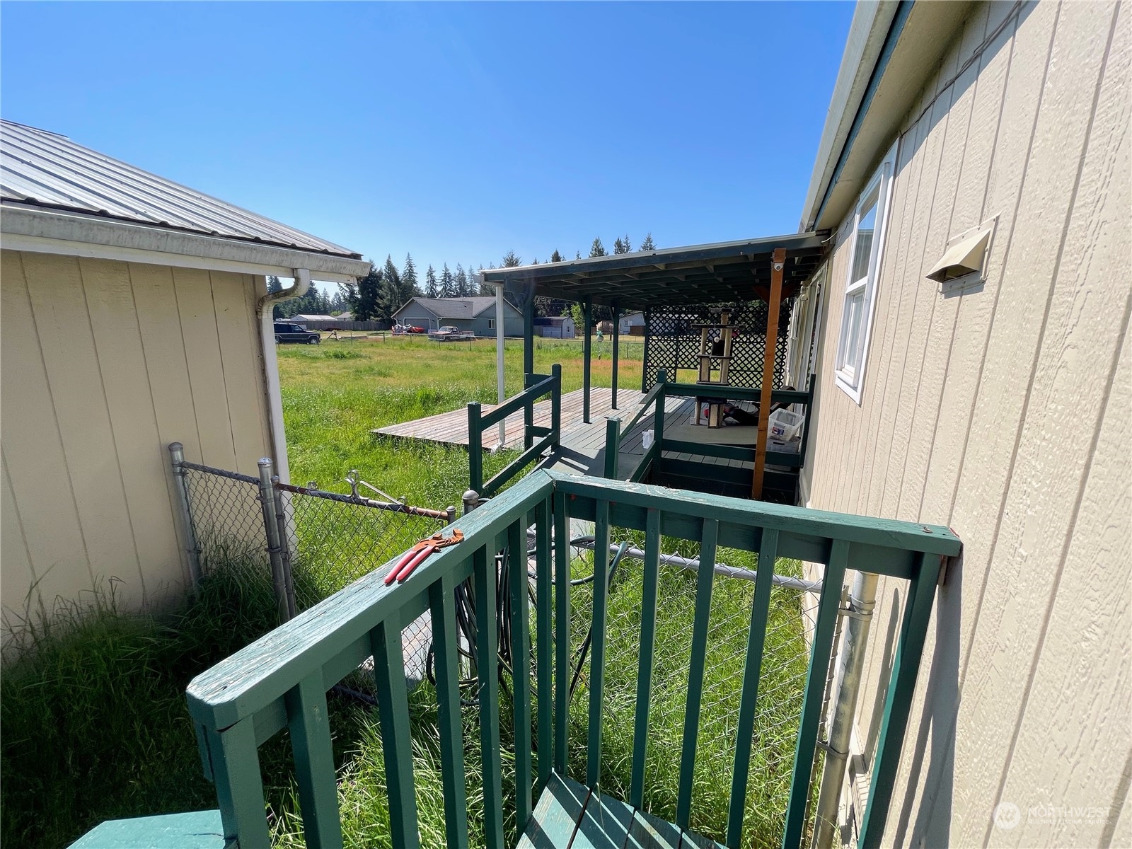 17902 Michelles Lane Southwest Rochester, WA 98579 - Photo 6 of 25 a view of a balcony with an outdoor space