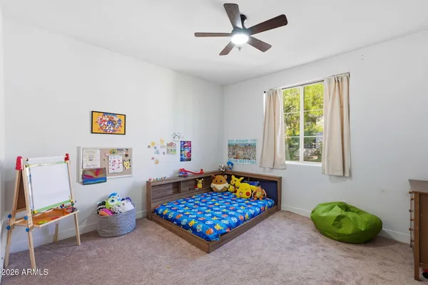 a play room with toys