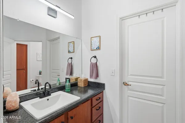 a view of a street sign