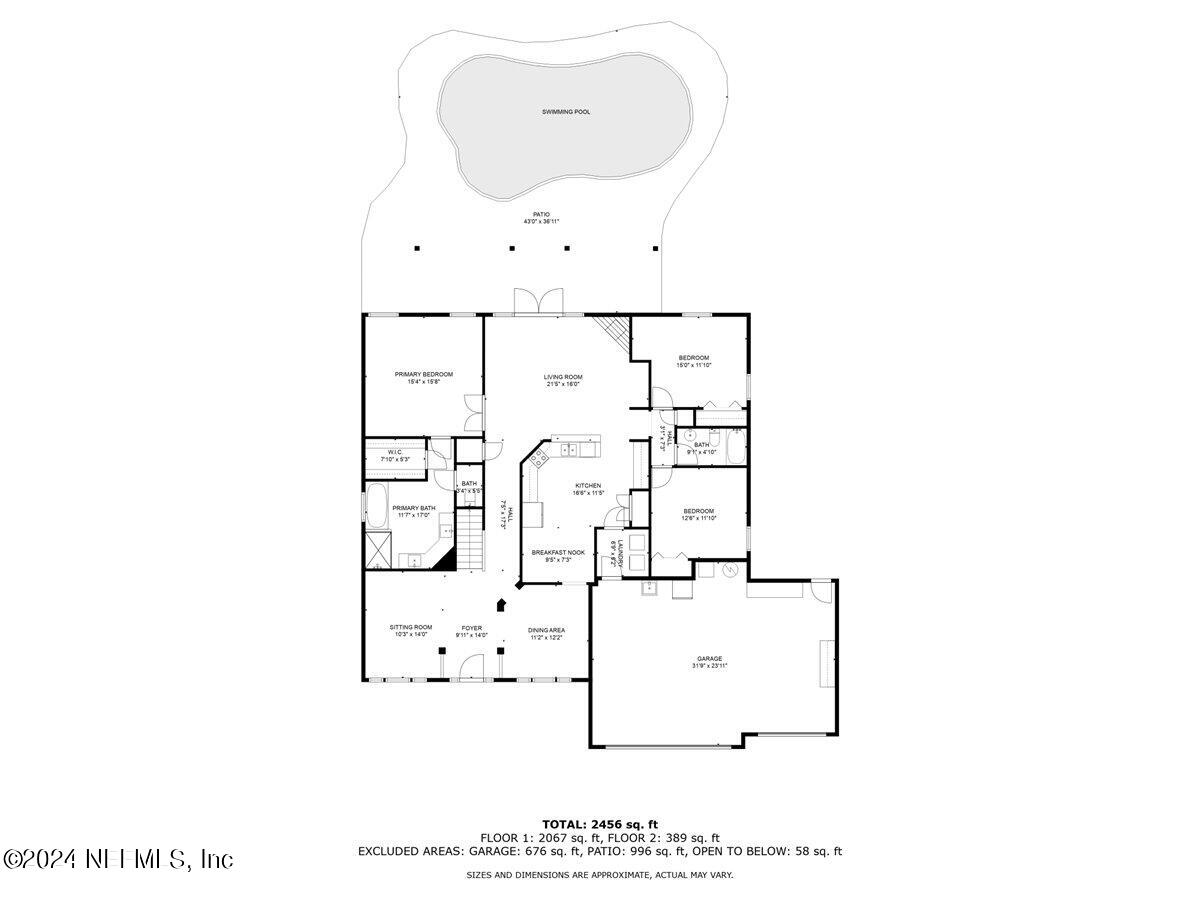 11322 Mandarin Ridge Lane Jacksonville, FL 32258 - Photo 35 of 37 a picture of floor plan