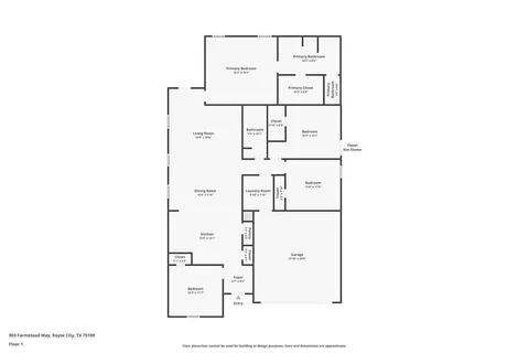 $285,000 | 903 Farmstead Way, Royse City, TX 75189