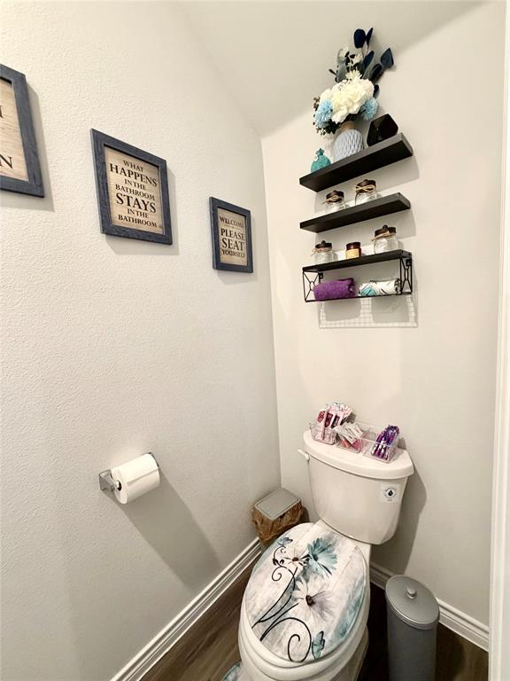 5664 Shore Point Trail Fort Worth, TX 76119 - Photo 11 of 29 a bathroom with a sink toilet and mirror