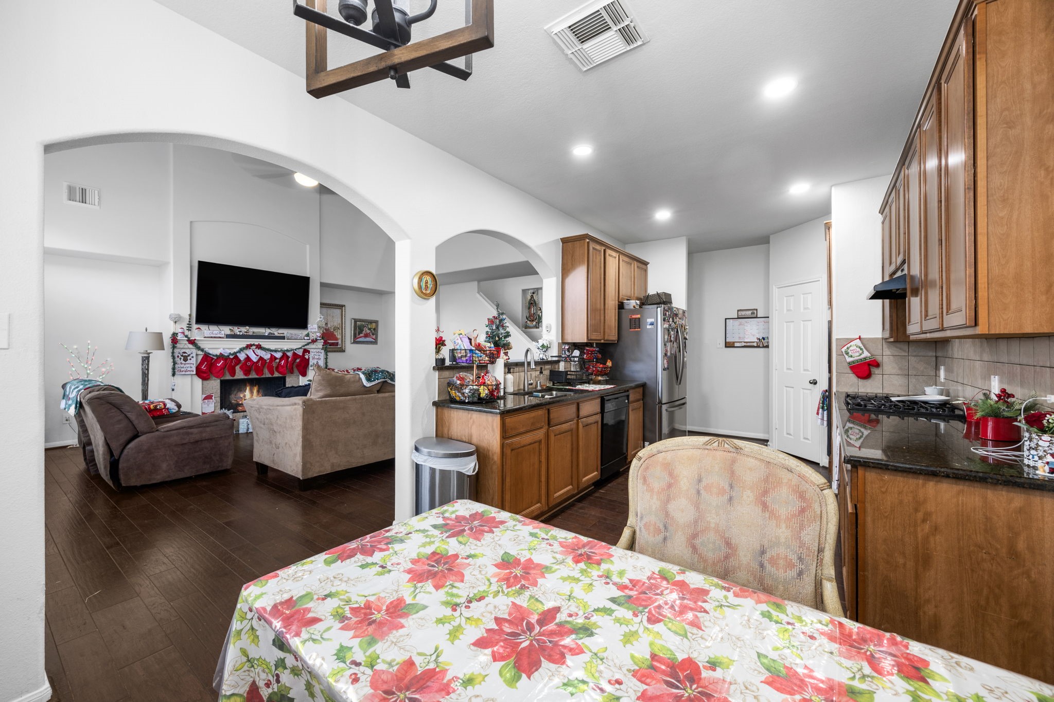 927 Spring Source Place Spring, TX 77373 - Photo 15 of 37 a very nice looking living room with a flat screen tv