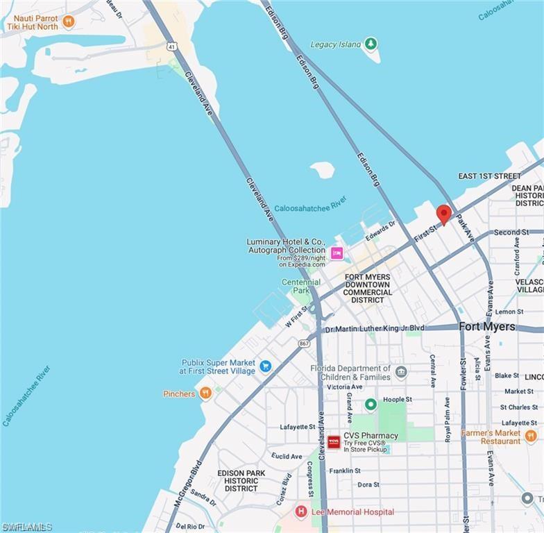 2544 First Street, Unit 102 Fort Myers, FL 33901 - Photo 25 of 26 a view of a balcony with an outdoor space