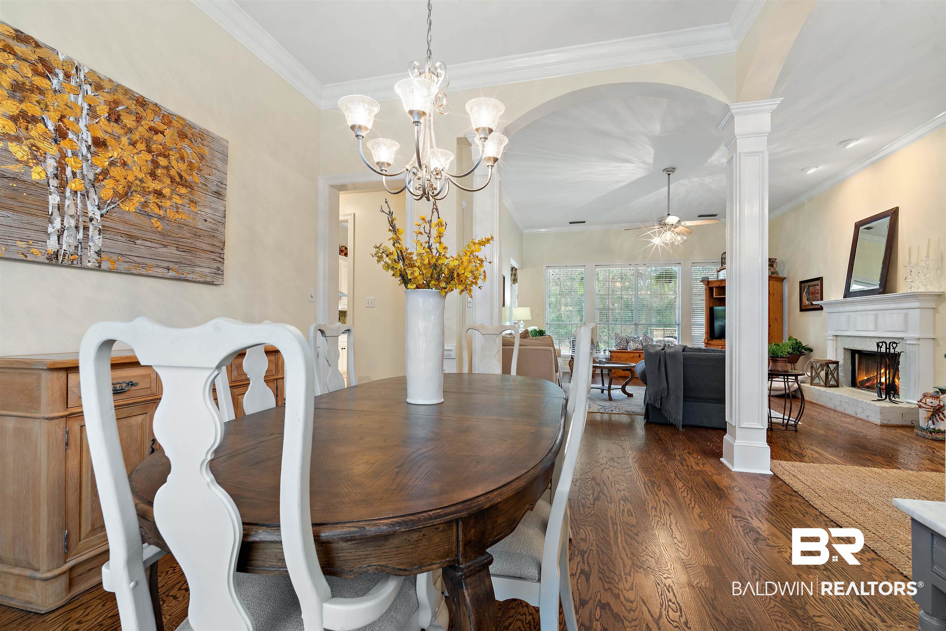 30355 Crepe Myrtle Court Daphne, AL 36527 - Photo 3 of 33 Dining to Living Room