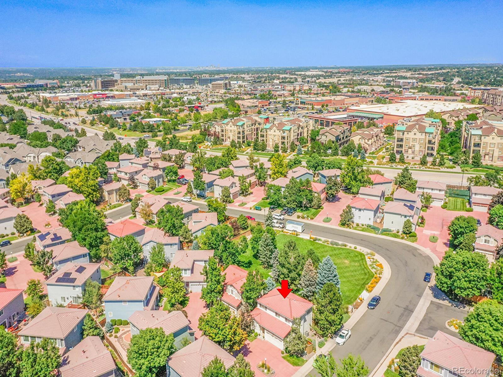 1221 Braewood Avenue Highlands Ranch, CO 80129 - Photo 41 of 45 a view of a city and an ocean view