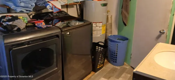 a view of storage and utility room