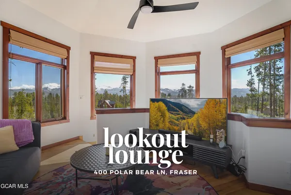 a view of a garage with furniture