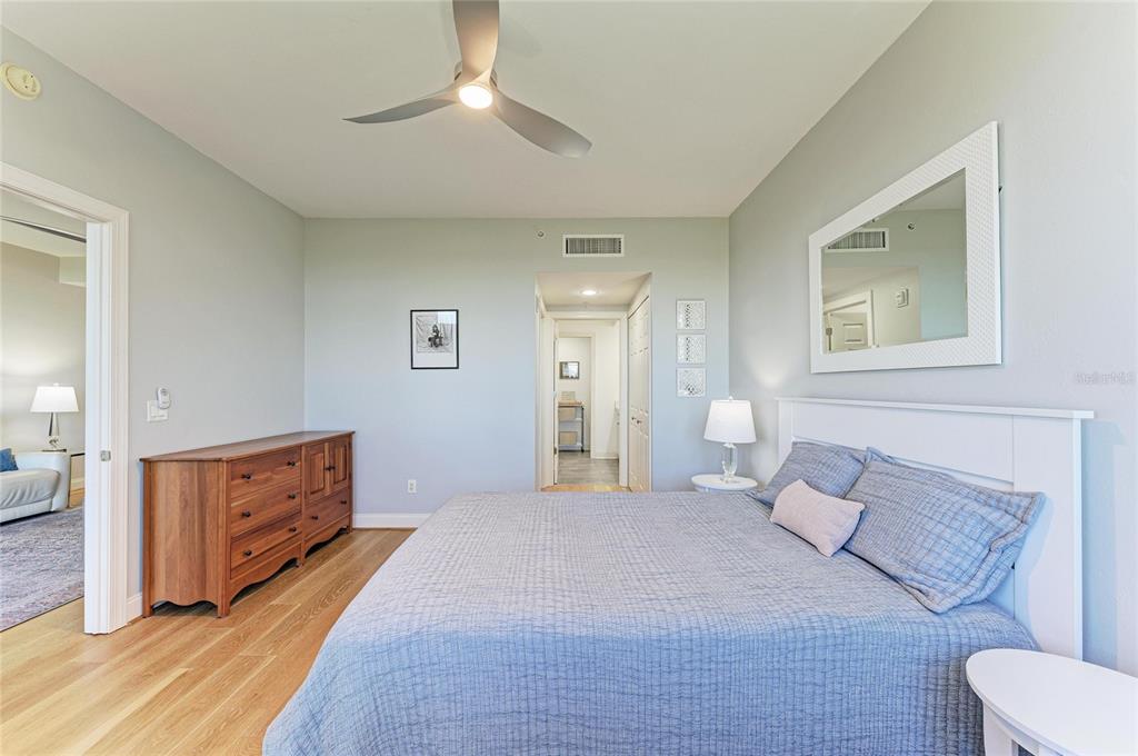 3191 Matecumbe Key Road, Unit 307 Punta Gorda, FL 33955 - Photo 15 of 40 a spacious bedroom with a bed and a dresser