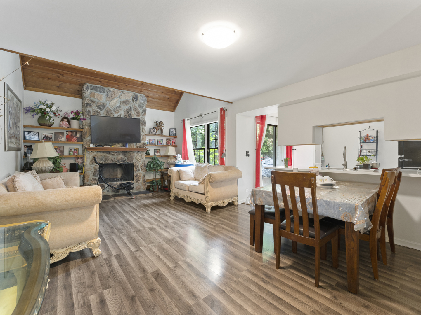 741 Colby Court Gurnee, IL 60031 - Photo 2 of 16 a living room with furniture and a fireplace