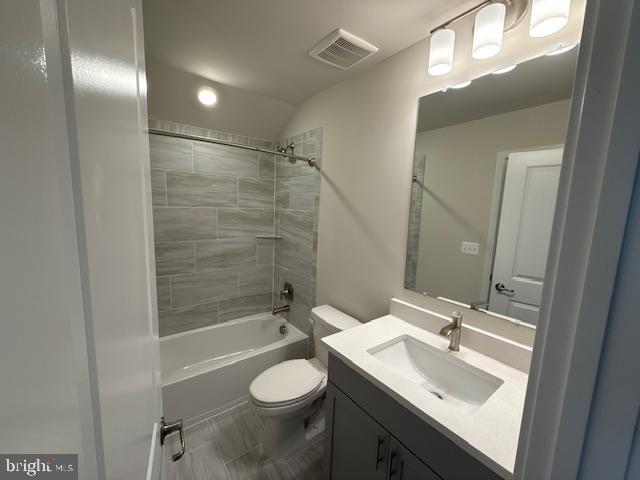 116 Stilly Way Annapolis, MD 21403 - Photo 19 of 21 a bathroom with a sink toilet a shower and a mirror