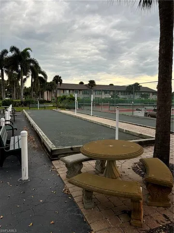 a view of lake with green space