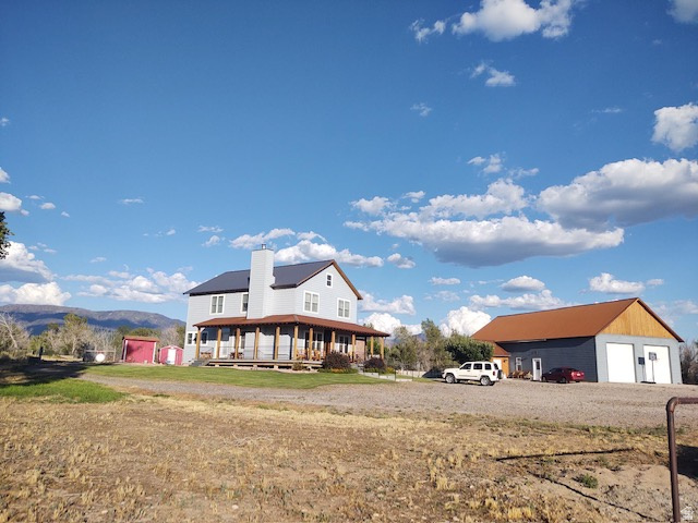 2170 Highway 357 Beaver, UT 84713 - Photo 8 of 56 Two-story residence with a covered porch and a detached garage structure