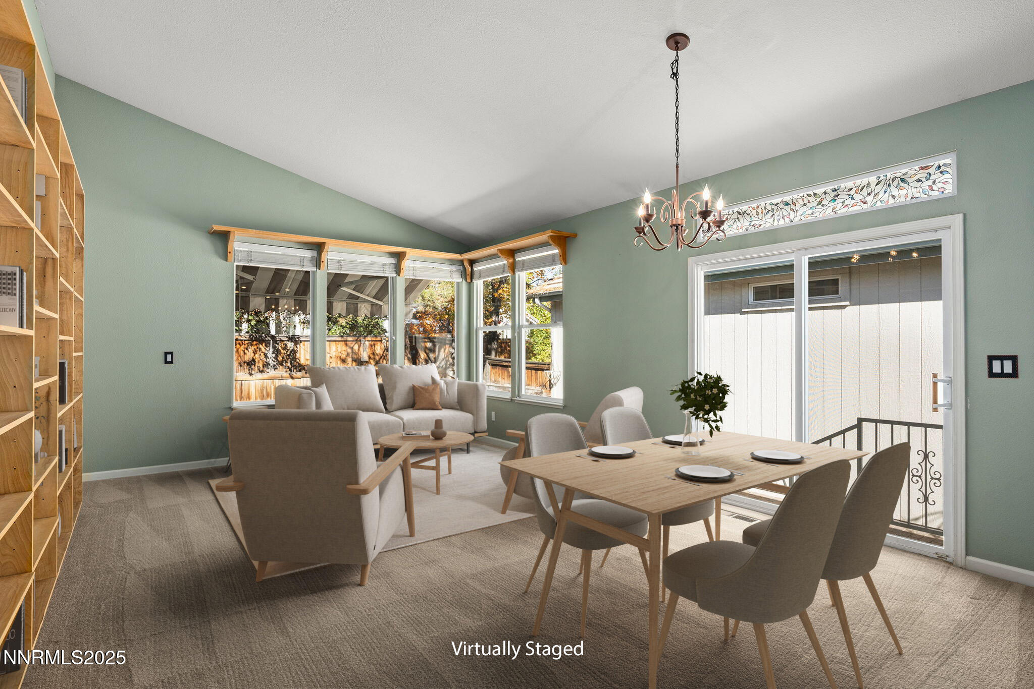 825 Caughlin Crossing, Unit CAUGHLIN RANCH PKWY Reno, NV 89519 - Photo 3 of 35 a view of a dining room with furniture window and outside view