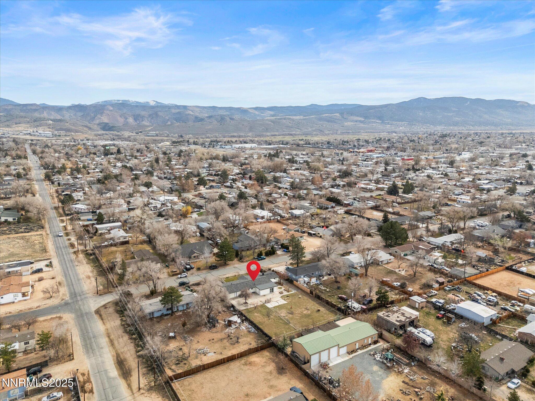 2940 Lukens Lane Carson City, NV 89706 - Photo 44 of 46 an aerial view of residential houses with outdoor space