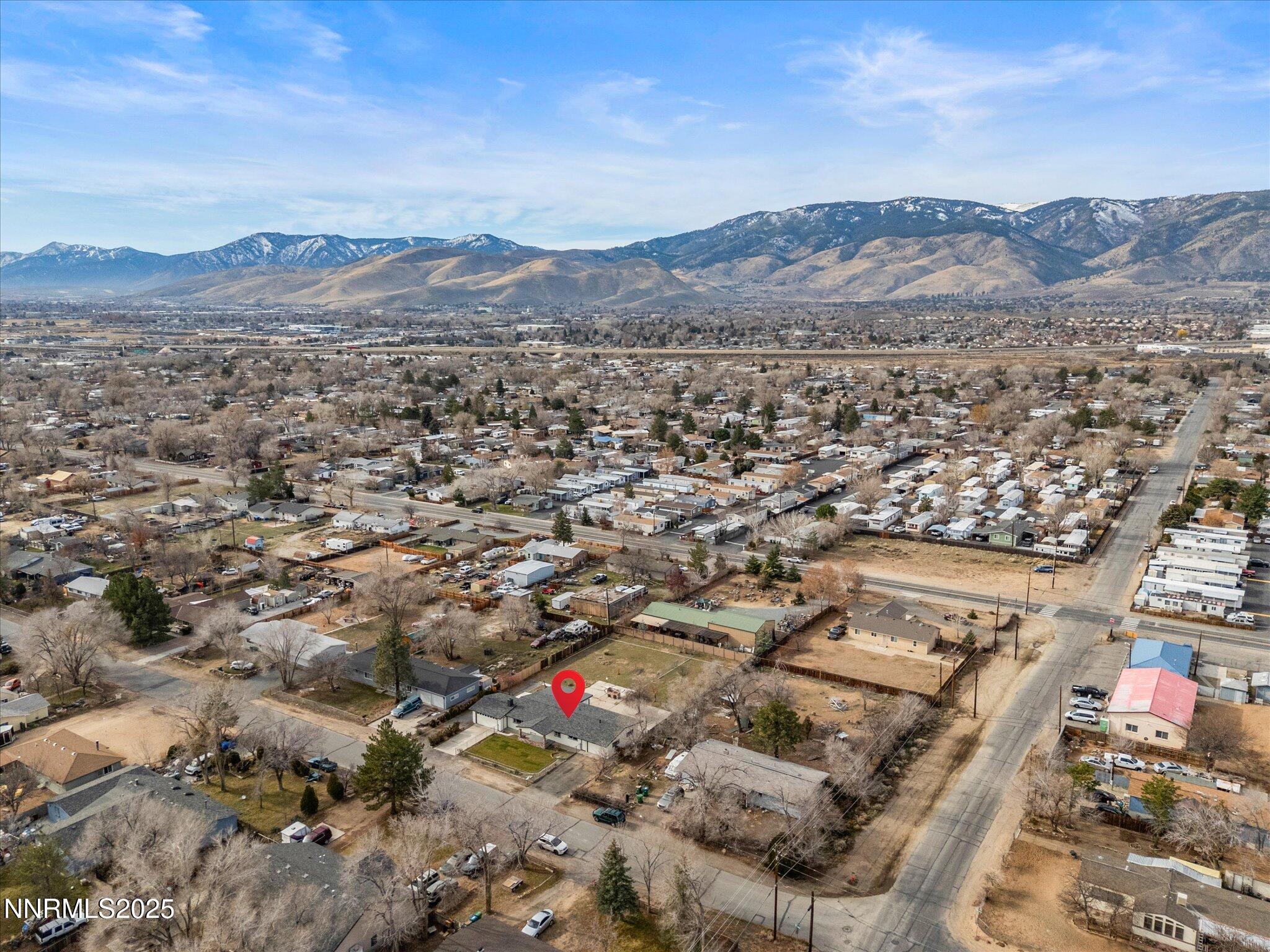 2940 Lukens Lane Carson City, NV 89706 - Photo 45 of 46 an aerial view of residential houses with outdoor space