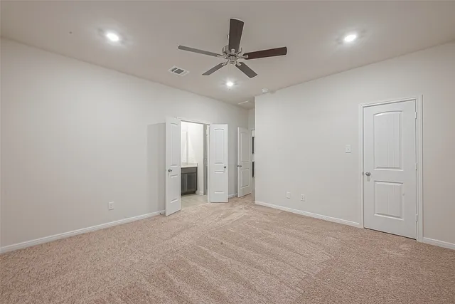 a view of an empty room