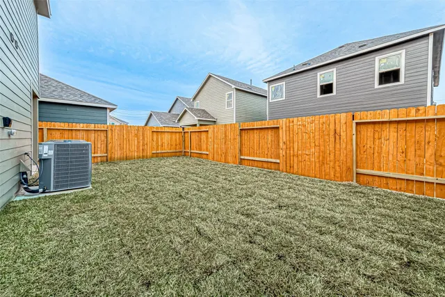 a backyard of a house