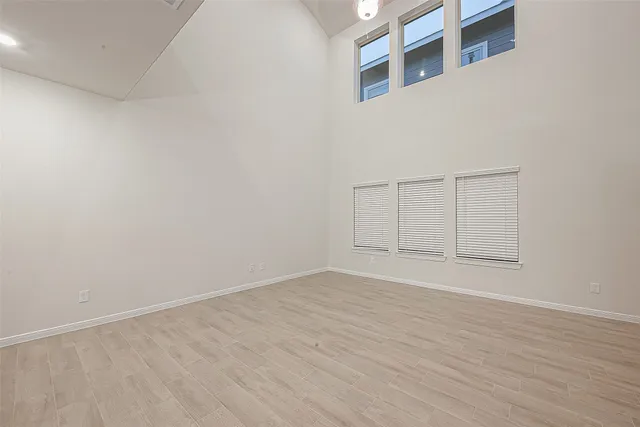 wooden floor in an empty room