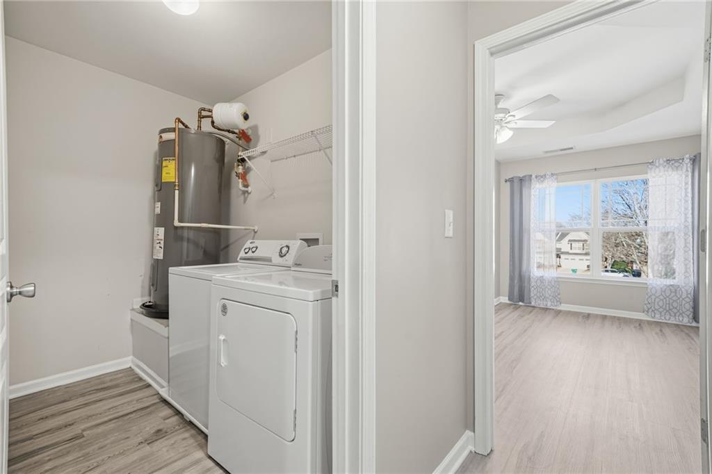 331 Oakview Way Canton, GA 30114 - Photo 27 of 42 a view of bathroom with a sink mirror and shower