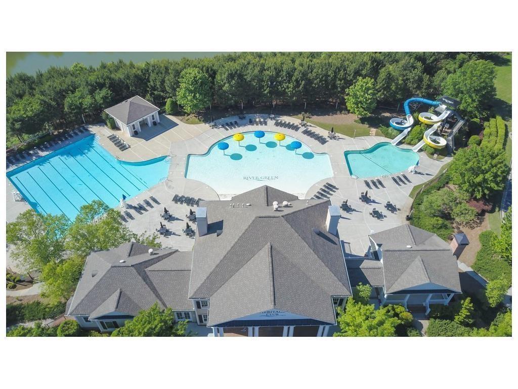 331 Oakview Way Canton, GA 30114 - Photo 42 of 42 an aerial view of a house with garden space and street view