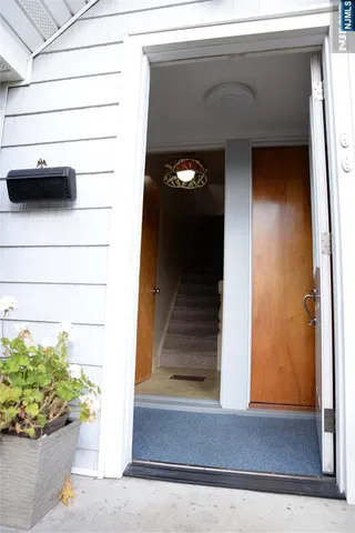 a view of a entryway