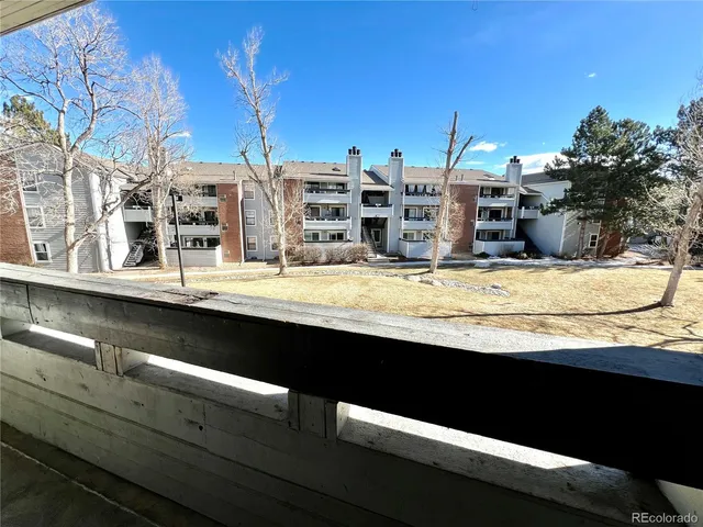a view of outdoor space with seating area