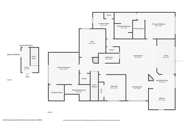 $415,000 | 2595 Tarpon Cove Drive, Unit 1222, Punta Gorda, FL 33950