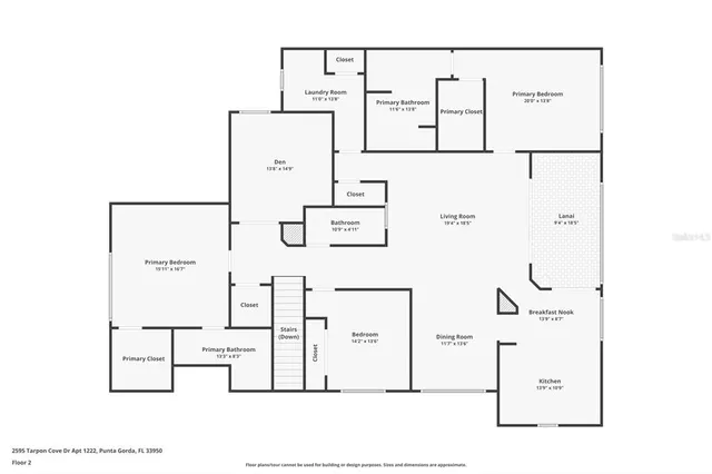 $415,000 | 2595 Tarpon Cove Drive, Unit 1222, Punta Gorda, FL 33950