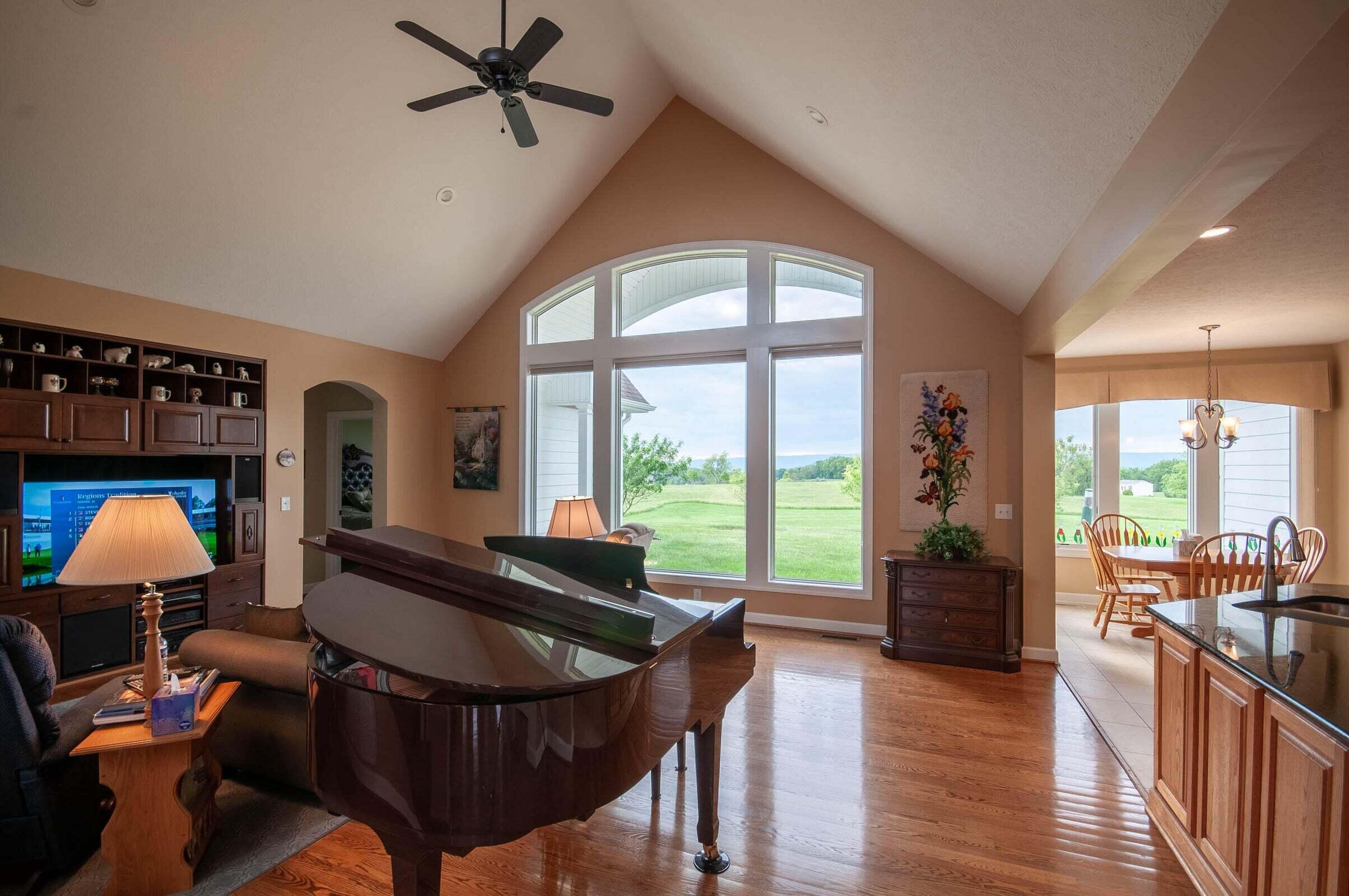 1875 Ridge Road Raphine, VA 24472 - Photo 17 of 72 a living room with furniture and a large window