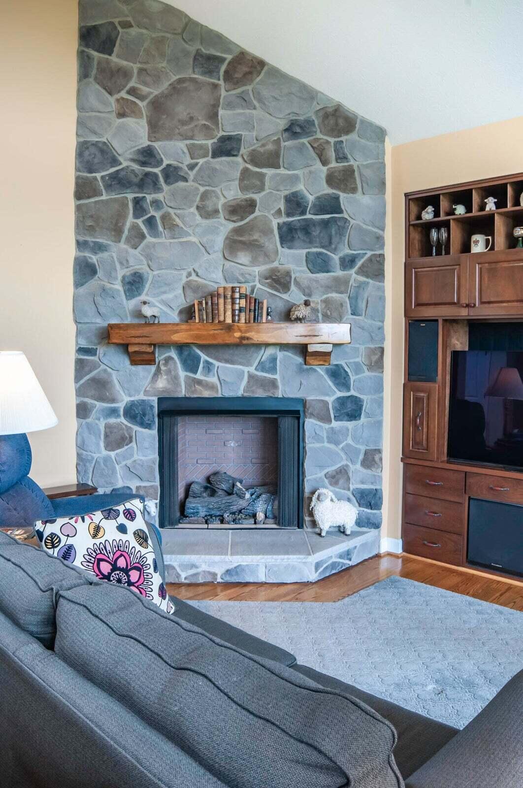 1875 Ridge Road Raphine, VA 24472 - Photo 19 of 72 a living room with furniture and a fireplace