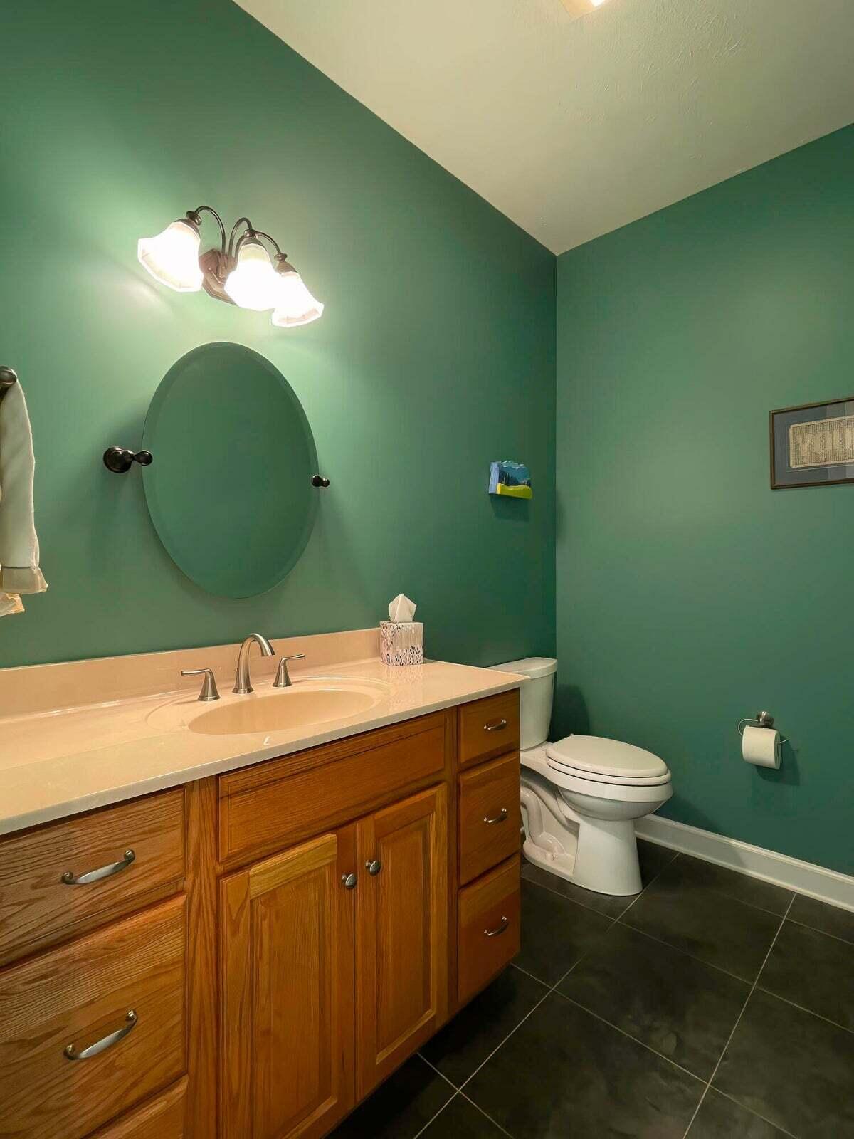 1875 Ridge Road Raphine, VA 24472 - Photo 30 of 72 a bathroom with a toilet sink and mirror