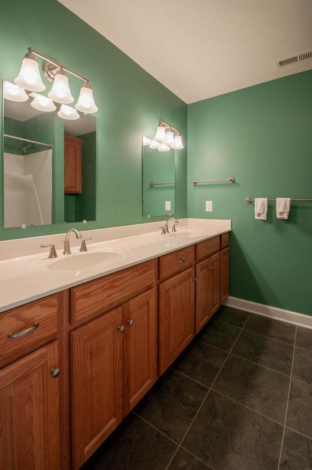 1875 Ridge Road Raphine, VA 24472 - Photo 56 of 72 a bathroom with a double vanity sink and mirror