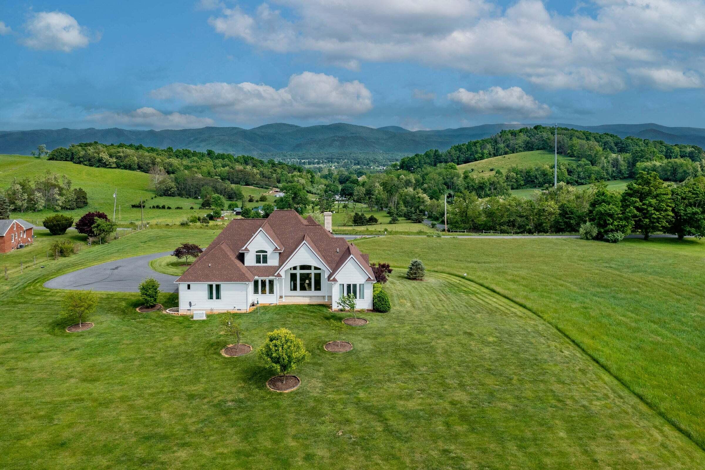 1875 Ridge Road Raphine, VA 24472 - Photo 62 of 72 a view of a house with a big yard