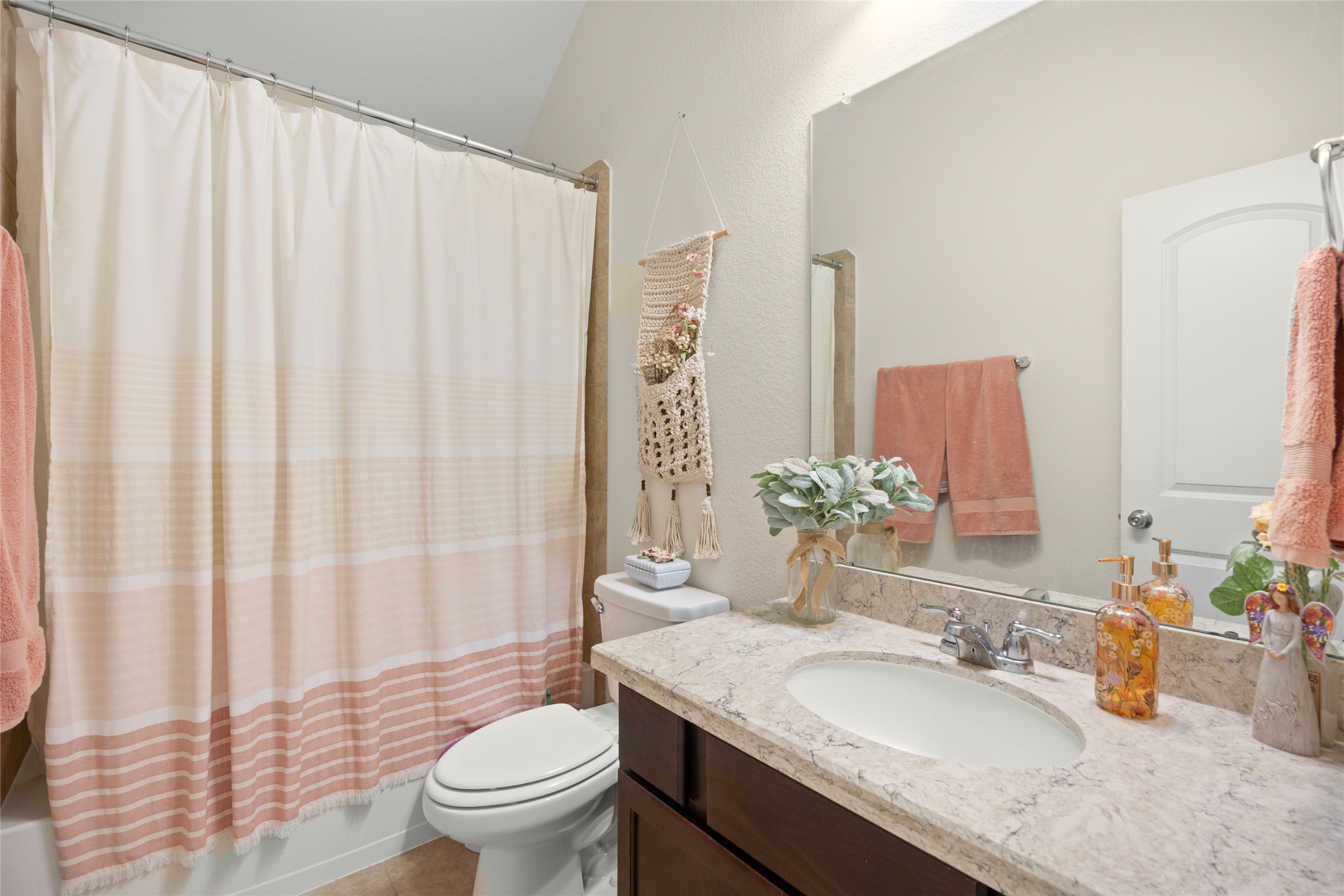 252 Scarlet Maple Way Conroe, TX 77318 - Photo 6 of 37 Full bathroom with tub and shower