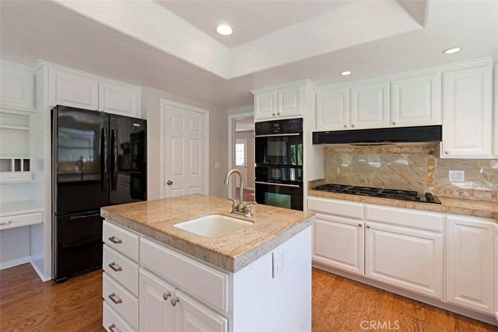 33852 Orilla Road Dana Point, CA 92629 - Photo 15 of 49 a kitchen with kitchen island and stainless steel appliances