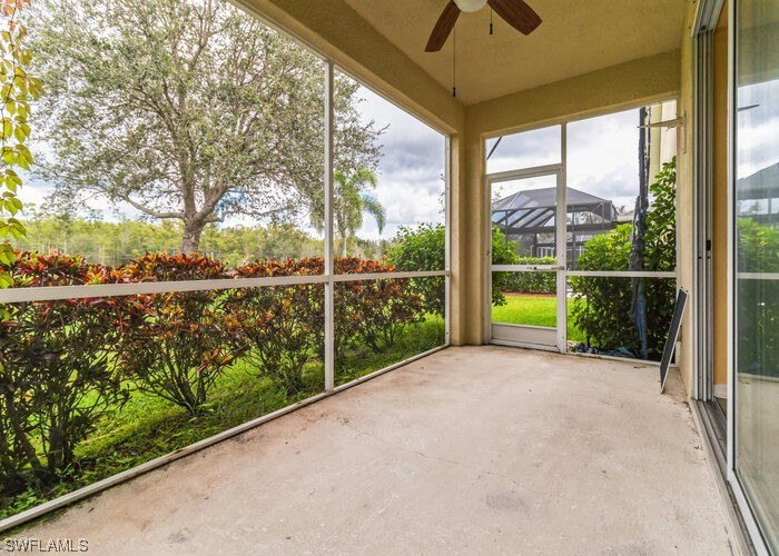 8981 Falcon Pointe Loop Fort Myers, FL 33912 - Photo 5 of 25 a view of a garden with an outdoor space